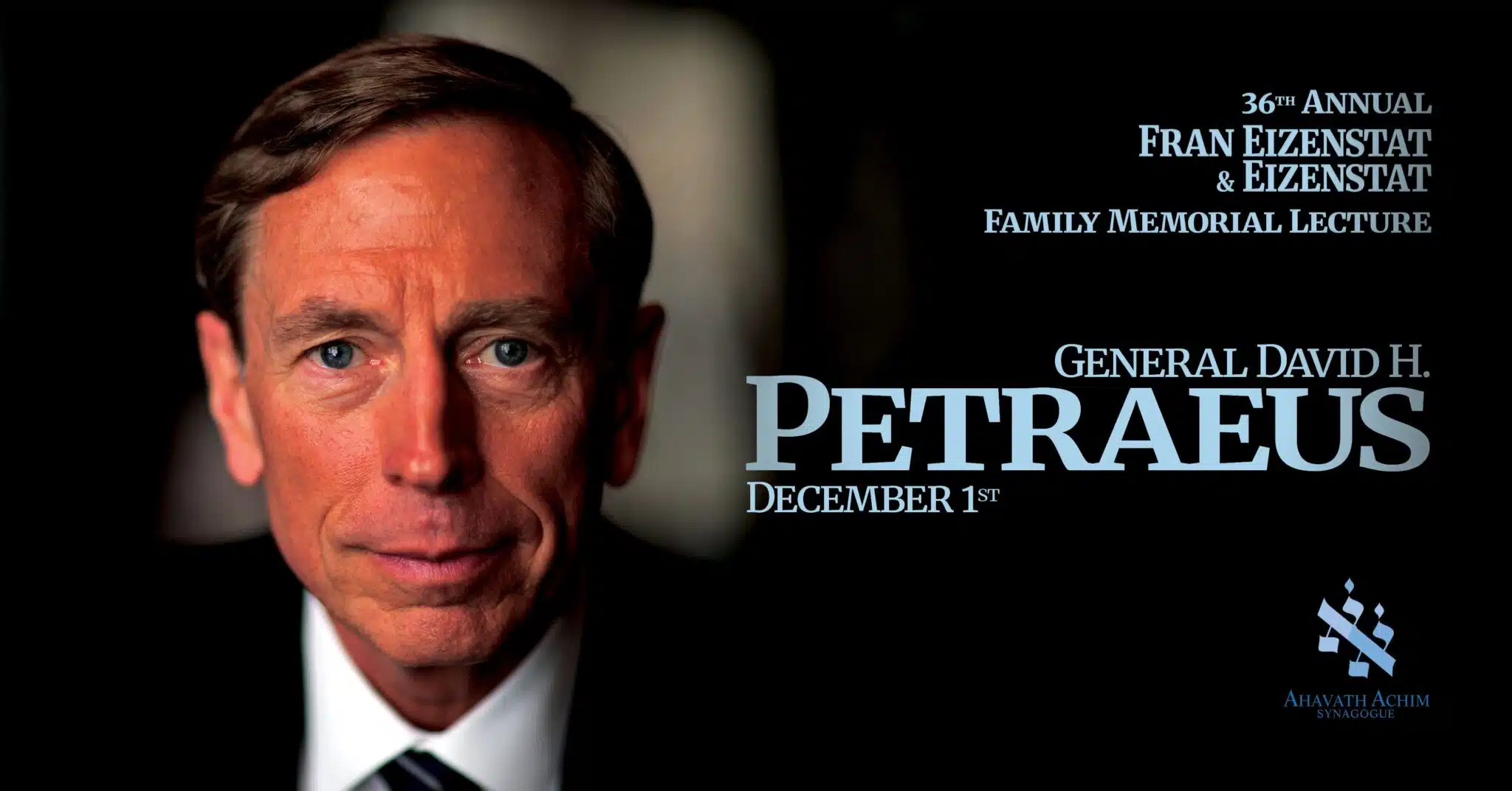 Portrait of General David Petraeus with his name and title.