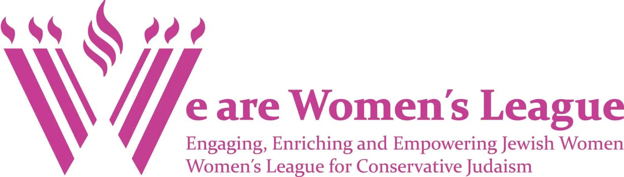 Logo for a women's league focusing on Jewish women empowerment.