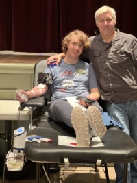 A.E. Rosenthal and Rabbi Laurence Rosenthal